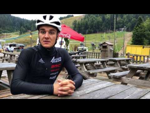 Neïlo Perrin-Ganier (Team Absolute Absalon) avant la coupe du monde VTT