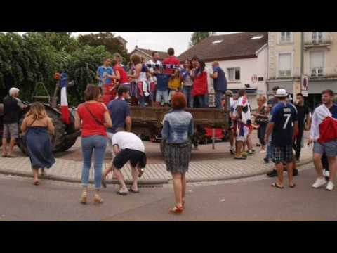 Victoire des Bleus fêtée à Vittel