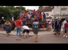 Victoire des Bleus fêtée à Vittel