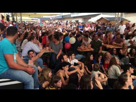 Marseillaise 5 min avant la fin du match à Epinal, au bar Le Virgile