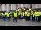 Près de 200 gilets jaunes entament une Marseillaise devant la mairie de Remiremont