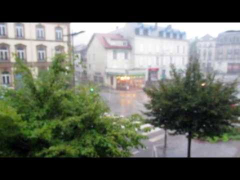 Des pluies et des vents violents sur Saint-Dié-dès-Vosges