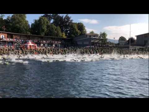 Départ du Triathlon XL de Gérardmer