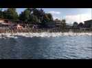 Départ du Triathlon XL de Gérardmer