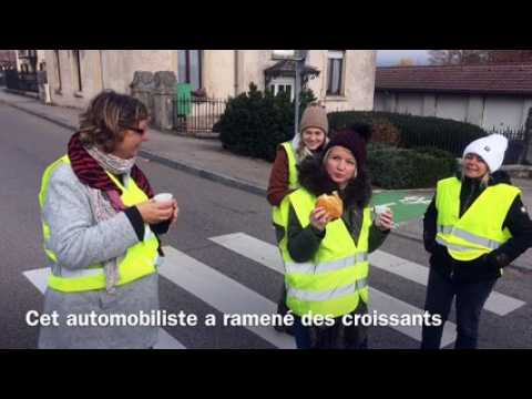 Les gilets jaunes manifestent dans le secteur de Remiremont
