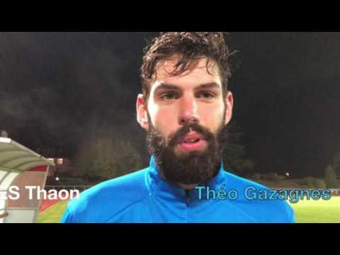 Football : la réaction de Théo Gazagnes après le match Thaon - Saint-Louis