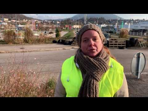 Saint-Dié-des-Vosges : les gilets jaunes poursuivent le blocage