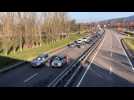 Gilets jaunes : l'op&eacute;ration escargot partie de Raon-l'Etape arrive &agrave; Saint-Di&eacute;-des-Vosges - Label : Vosges Matin - Category : News