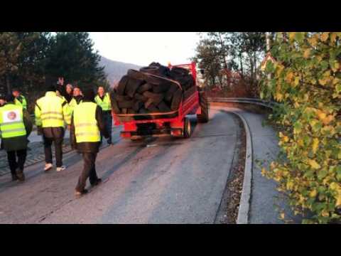 Mobilisation des gilets jaunes à Saint-Dié-des-Vosges : les blocages sont en cours