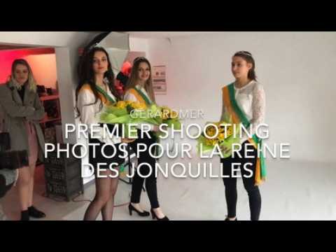 Vosges : En coulisses avec Ophélie Coutret, la Reine des Jonquilles de Gérardmer pour sa première séance photos avec ses dauphines Tessa Gavet et Clémence Grandpré-Mathieu