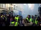 Manifestation régionale de Gilets Jaunes  affrontements rue Leopold Bourg