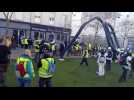 Affrontements au centre-ville d'Epinal dans le cadre de la manifestation régionale de Gilets Jaunes