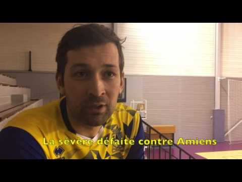 Volley-ball : réaction de Predrag Brankovic après Epinal - Amiens