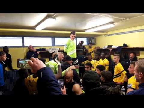 Football : le discours d'au revoir du gardien spinalien Olivier Robin
