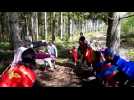 Vosges : le trail des familles à Pouxeux