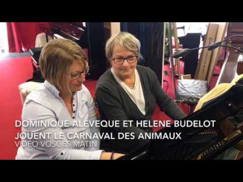 Vidéo. Un extrait du Carnaval des Animaux de Sainnt-Saëns joué par deux enseignantes de l'école de musique de Remiremont