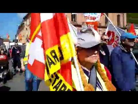 1er-Mai : les manifestants sont arrivés au centre-ville de Raon-l’Etape