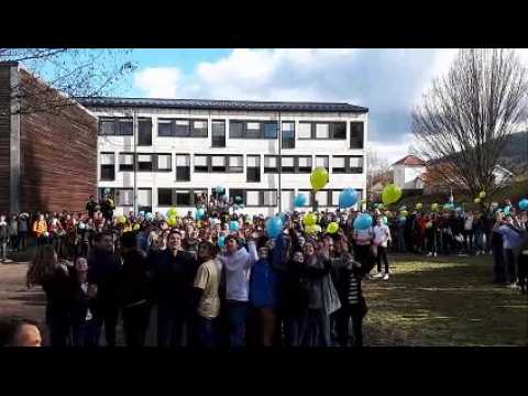 Remiremont : un lâcher de ballons dans le ciel pour les 50 ans du lycée Malraux