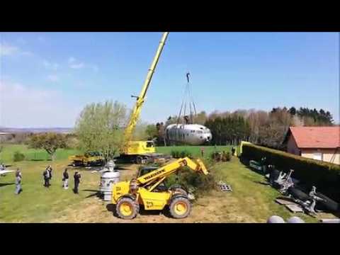 Le fuselage de l'avion Noratlas 31 a été déposé à Moyenpal