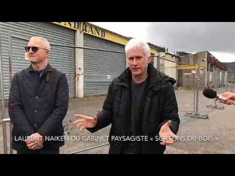 Aménagement du quartier de la gare à Saint-Dié-des-Vosges, pôle multimodal, avec Laurent Naiken, paysagiste du cabinet "Sortons du bois"