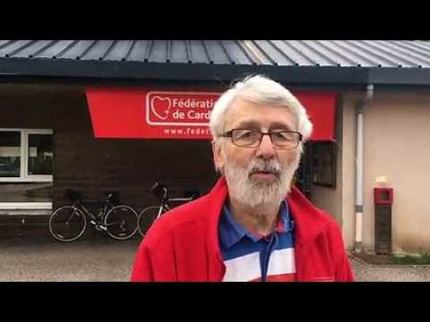 Jean-Louis  Bourdon, cardiologue du club Coeur et Santé de Saint-Dié-des-Vosges présente les Parcours du coeur