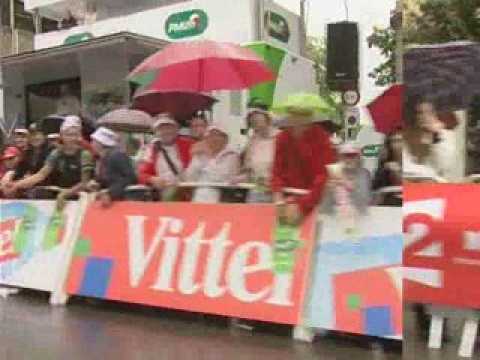 Ambiance à l'arrivée à Colmar