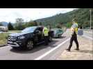 Contrôles de gendarmerie au tunnel Maurice-Lemaire à Sainte-Marie-aux-Mines