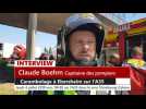 DNA - Carambolage sur l'A35 à Ebersheim, un blessé grave (détails du Capitaine des Pompiers Claude Boehm))