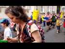 Une d&eacute;ambulation festive et revendicative des usagers du Cardek &agrave; Strasbourg - Label : Les Dernières Nouvelles d'Alsace - Category : News