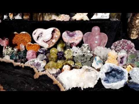 DNA - Minéraux à gogo !  Petite visite, en avant-première, de la bourse aux minéraux (Mineral & Gem) 2019 de Sainte-Marie-aux-Mines