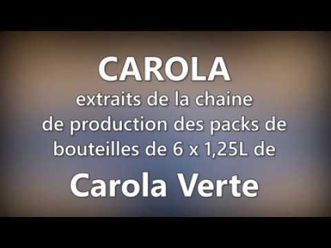 DNA - Extraits de la production de Carola Verte conditionnée en bouteilles de 1,25L