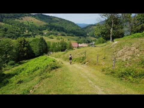 Sur les balcons de Mitzach en VTT à assistance électrique