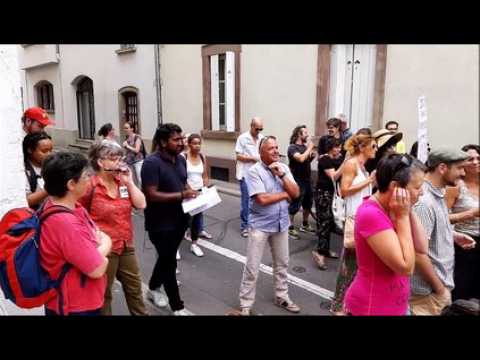 Strasbourg: concert de casseroles devant le rectorat le jour du brevet