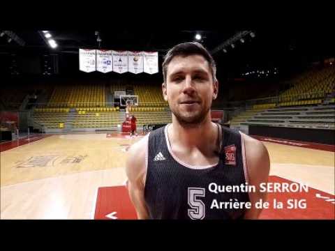 Basket-ball : Quentin Serron (SIG) s'exprime avant les play-offs