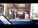 DNA - Séances d'entraînement de Loïc Voinson, 20 ans, sélectionné au championnat du monde de bûcheronnage (moins de 25 ans), qui a lieu ce samedi 25 mai 2019 en Suède
