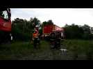 Les pompiers déploient un drone pour un incendie dans une usine à Sélestat