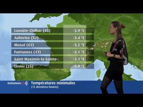 Le temps de ce lundi: sec et ensoleillé