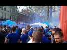 Ambiance d'avant-match à Lille entre le parc Lebas et le stade Pierre Mauroy