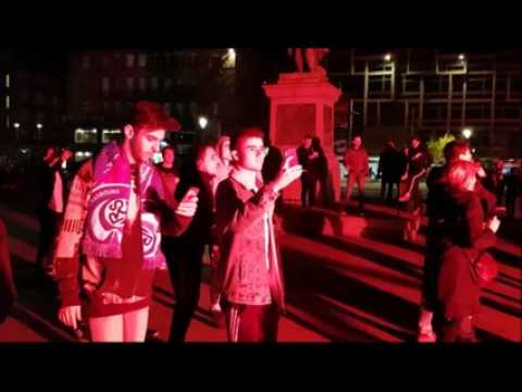 Place Kléber : les premières images après la victoire du Racing