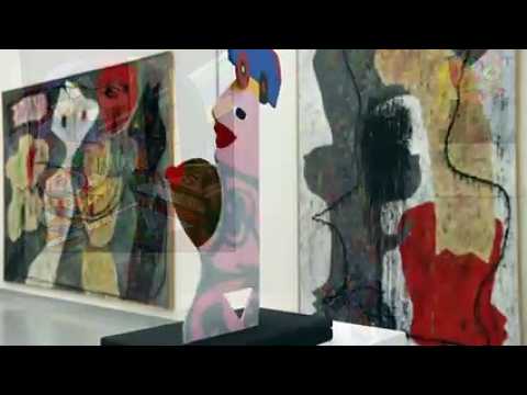 Visite de l'exposition  consacrée à l’artiste portugais José de Guimarães au musée Würth à Erstein