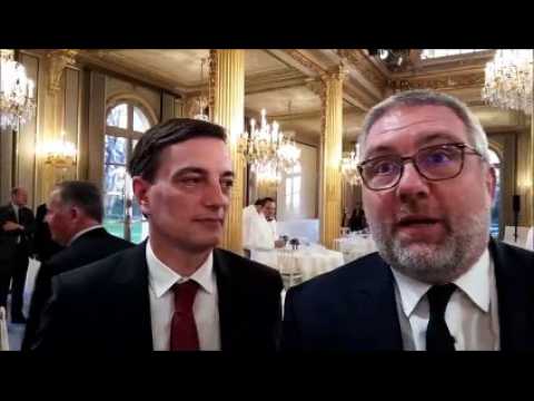 DNA - Commentaires de 2 maires et d'un premier adjoint Alsaciens sortant de leur entrevue avec Emmanuel Macron à l'Elysée, ce mardi 26 février 2019
