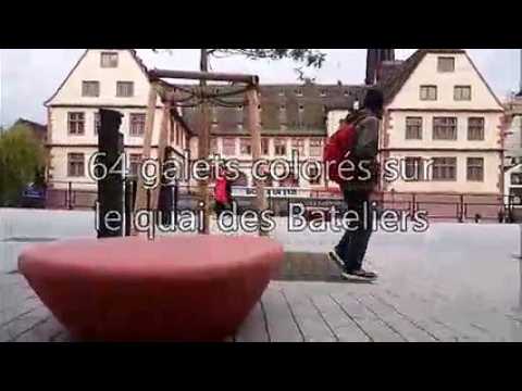 Le nouveau mobilier du quai des Bateliers, ce sont des galets !