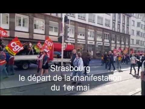 Manifestation du 1er mai à Strasbourg