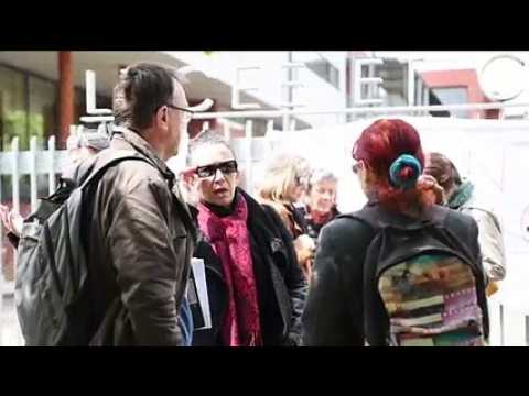 Lycée Kléber : des enseignants rassemblés pour s’opposer au passage au tout numérique prévu pour la rentrée 2019