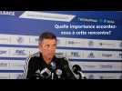 Thierry Laurey avant Racing Strasbourg - Haïfa