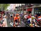 Tour de France: le passage du peloton rue Franklin et place du Marché à Mulhouse
