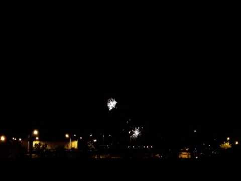 bouquet du feu d'artifice à Colmar