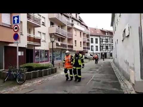 Incendie rue des Capucins à Molsheim