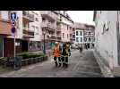 Incendie rue des Capucins à Molsheim
