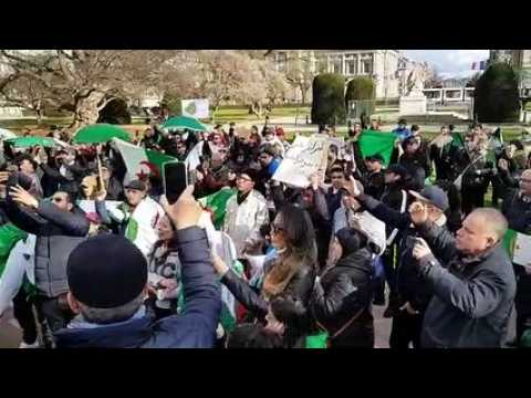 À Strasbourg : 200 à 300 personnes contre la candidature de Bouteflika en Algérie